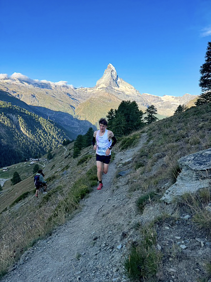 Tomáš Fárník na trase Matterhorn Ultraks